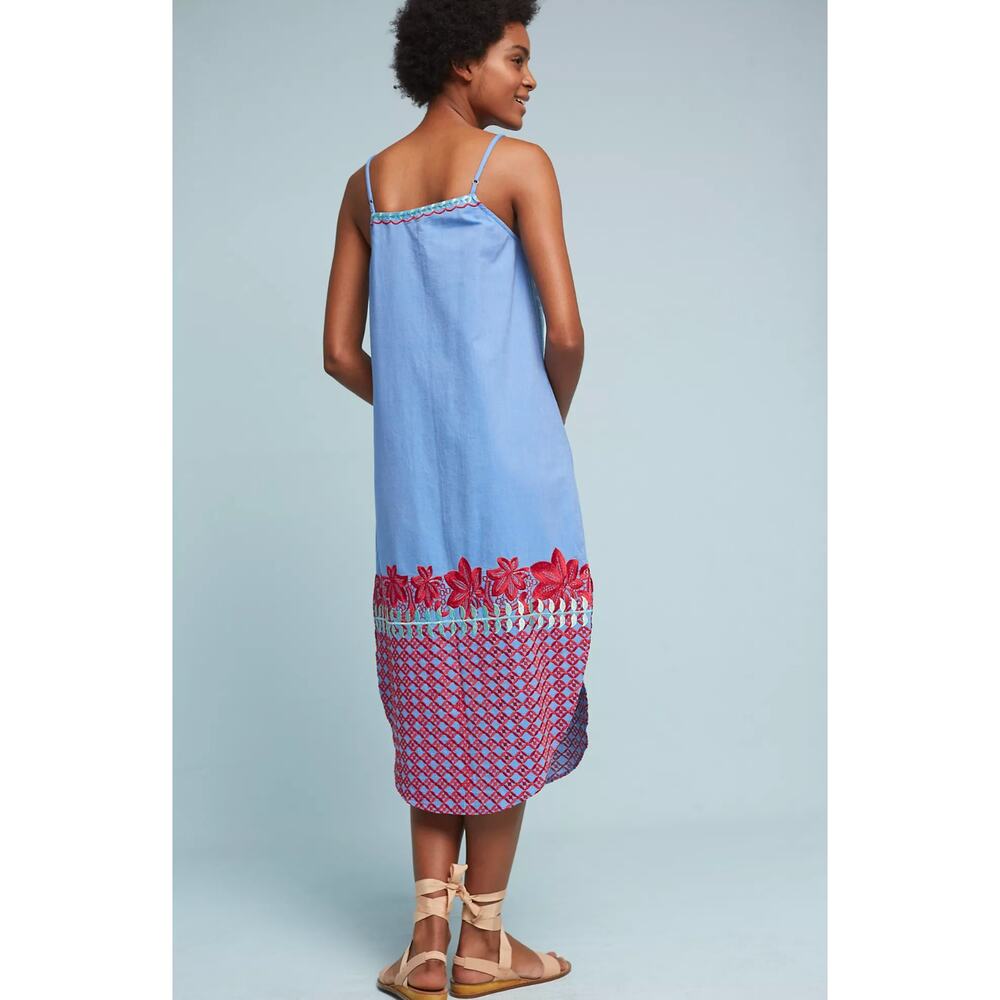 ANTHROPOLOGIE Lilka Estina Embroidered Dress Size Small - Picture 3 of 9